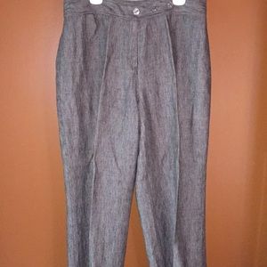 J.Jill Brown Linen Pants